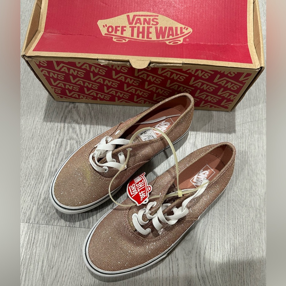 Vans glitter shoes